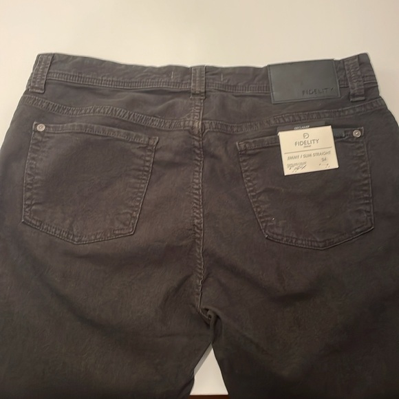 Fidelity Denim Jimmy Pants in Black - Picture 3 of 8